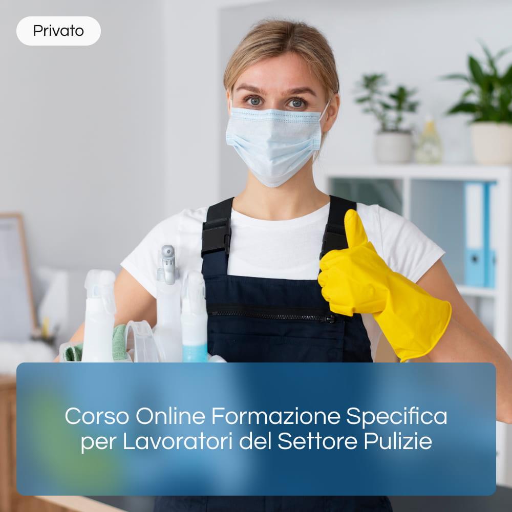 Corso Online Formazione Specifica per Lavoratori del Settore Pulizie