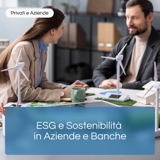 Corso Online ESG e Sostenibilità in Aziende e Banche